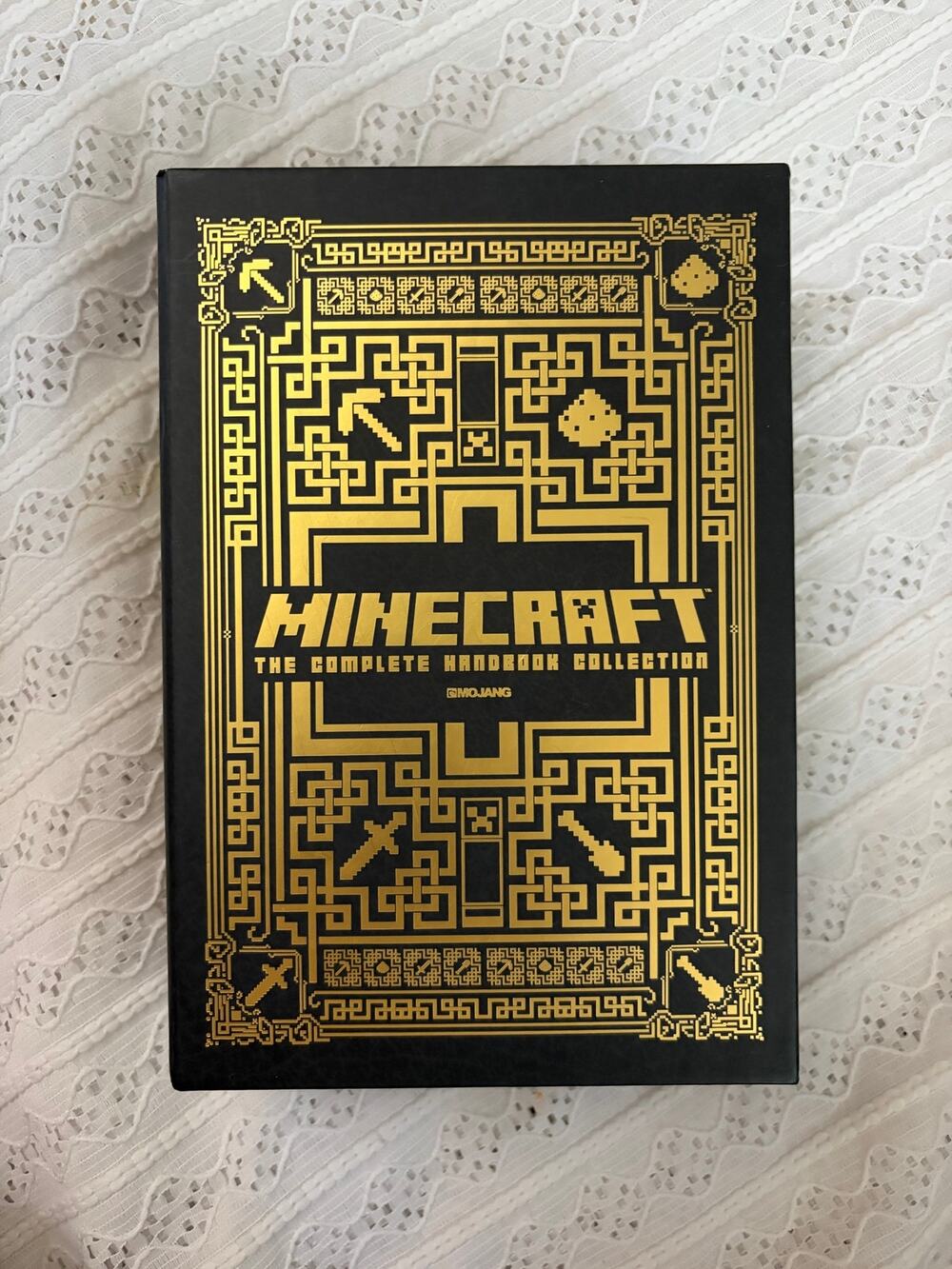 Minecraft Complete Handbook Collection 4 Hardcover Books Box Set Mojang